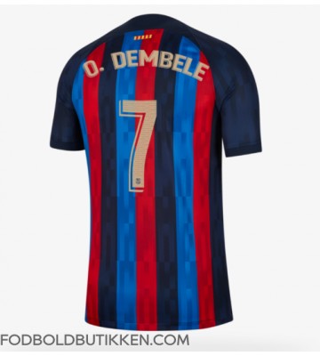 Barcelona Ousmane Dembele #7 Hjemmebanetrøje 2022-23 Kortærmet